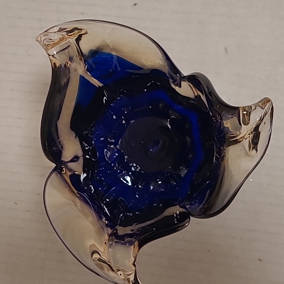 NWT White Cristal Murano Style Vase From Italy - Picture 9 of 16